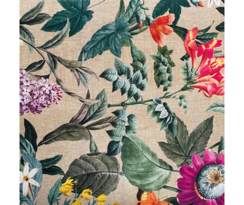 Linik AMAZONIA 43x116cm, lilled bee˛il põhjal, 100%puuvill, kangas 248