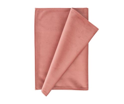 Linik VELVET 2, 43x116cm, vanaroosa, 100% polüester, kangas-387