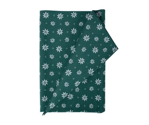 Linik HOLLY 43x116cm, roheline Edelwaiss, 80% puuvill, 20% polüester, kangas 444 