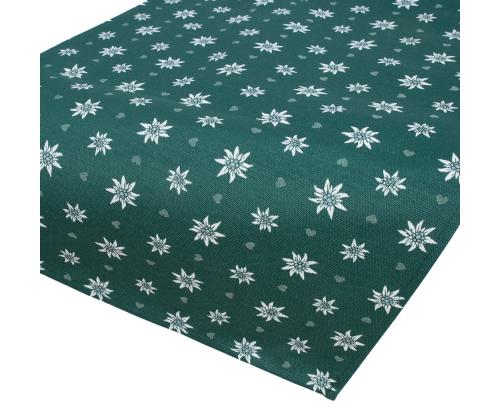 Linik HOLLY 43x116cm, roheline Edelwaiss, 80% puuvill, 20% polüester, kangas 444 