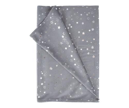 Linik GLORY 2, 45x116cm, tähed hallil sametisel kangal, 100% polüester, kangas 571