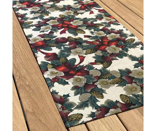 Laudlina WINTER FLOWERS 136x220cm, lindid, 50% polüester, 50% puuvill, kangas 475