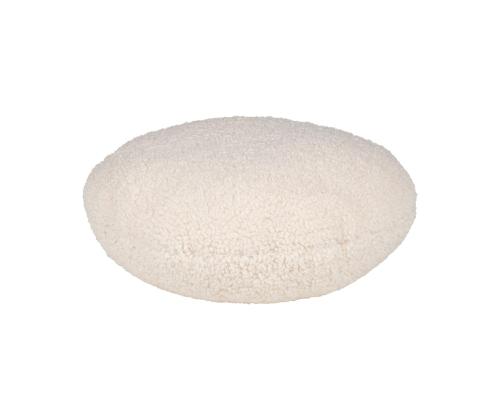 Padi LARRY ümar, D40x16cm, naturaalvalge, 100% polüester, kangas 464