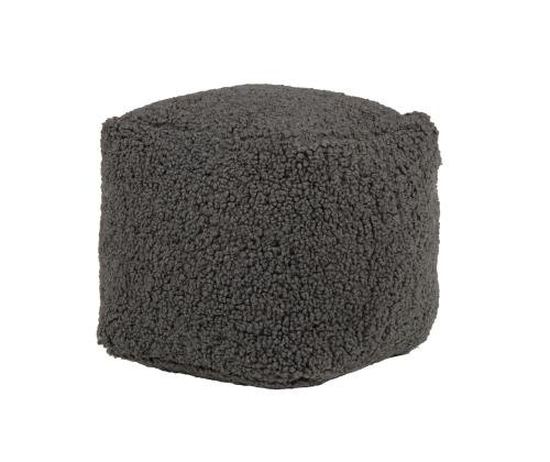 Padi LARRY kuubik, 25x25x25cm, hall, 100% polüester, kangas 463