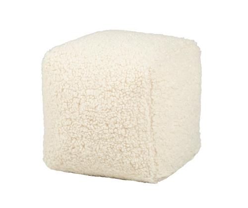 Padi LARRY kuubik, 25x25x25cm, naturaalvalge, 100% polüester, kangas 464