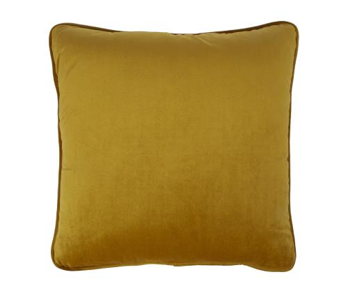 Padi VELVET 45x45cm, sinepikollane,100% polüester, kangas 317