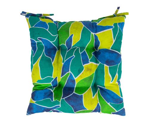 Toolipadi LONETA 40x40cm, rohelised lehed, 50% puuvill, 50% polüester, kangas 481