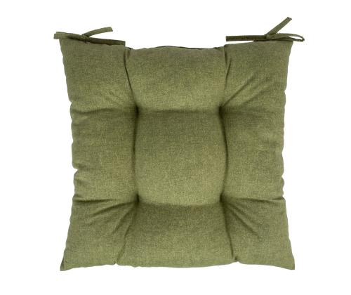 Toolipadi LONETA 40x40cm, roheline, 50% puuvill, 50% polüester, kangas 482