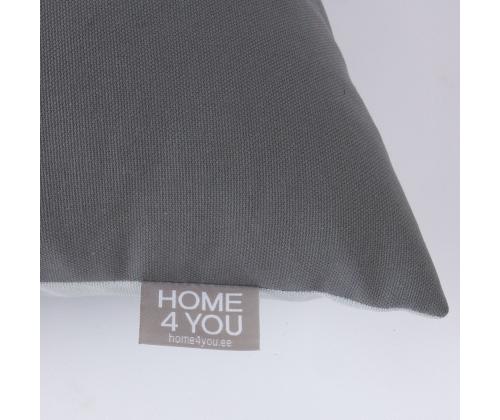 Padi MY COTTON 45x45cm, helehall/hall, 100% puuvill, kangas 274/273