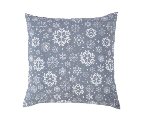 Padi WINTER FLOWERS, 45x45cm, lumehelbed, 50%polüester, 50%puuvill, kangas 384