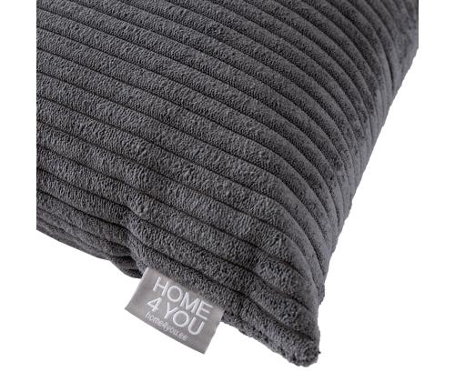 Padi HYPER, 45x45cm lukuga, tumehall, 100%polüester, kangas 394.