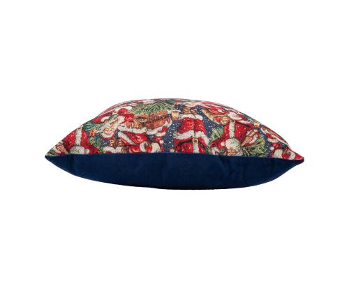 Padi HOLLY 45x45cm lukuga, jõuluvanad, kangas 50% puuvill, 50% polüester, kangas 398/389