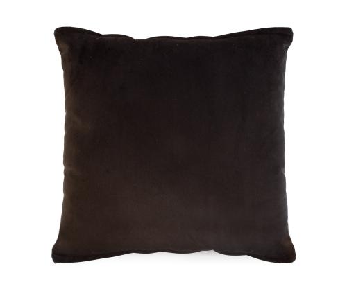 Padi VELVET 2, 45x45cm, must, 100% polüester, kangas 411