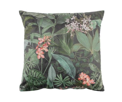 Padi HOLLY 45x45cm, lukuga, troopilised taimed velvet, 100% polüester, kangas 416