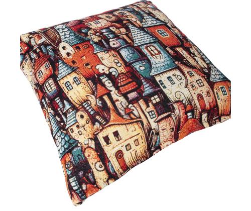 Padi HOLLY 45x45cm, lukuga, fantaasialinn, kangas 50% puuvill, 50% polüester, kangas 491