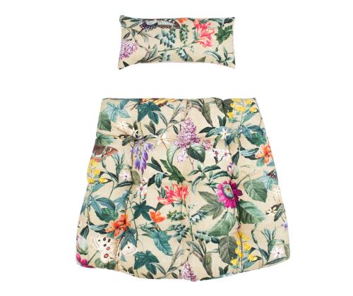 Ripptooli padi COCO AMAZONIA 95/65x75x15cm, beež lilleline