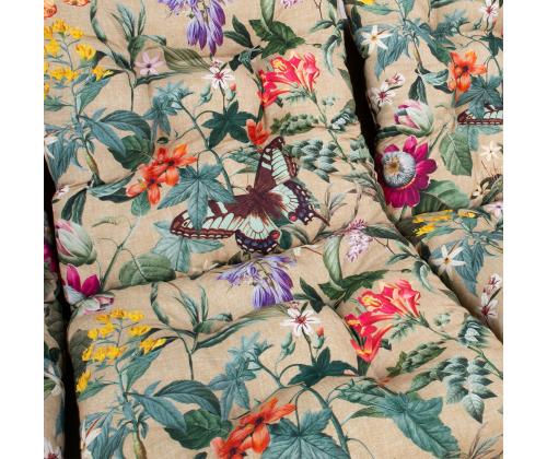 Kiigepadjad AMAZONIA 108x56x10cm/3tk, bee˛ lilleline, 100% polüester