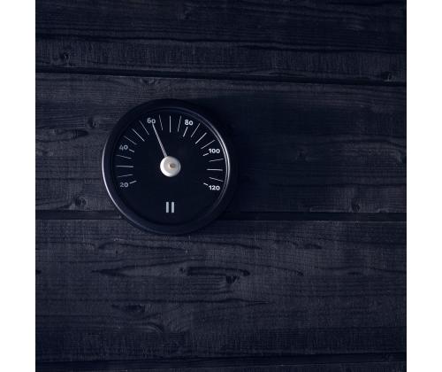 Sauna termomeeter RENTO BLACK, D15x2cm, must