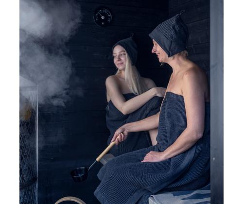 Sauna termomeeter RENTO BLACK, D15x2cm, must