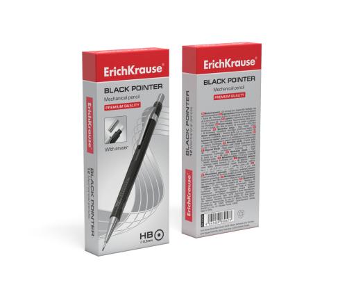 Mehaaniline harilik pliiats 0,5mm ERICH KRAUSE Black Pointer