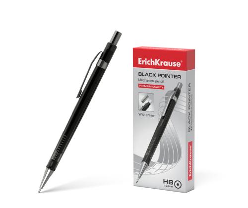 Mehaaniline harilik pliiats 0,5mm ERICH KRAUSE Black Pointer