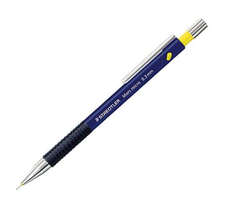 Mehaaniline harilik pliiats STAEDTLER 775 0,3mm metallist taskuklambriga