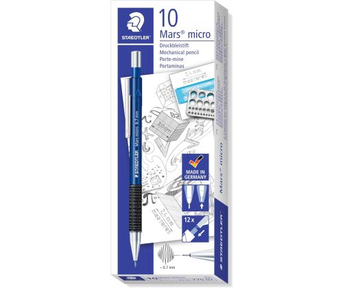 Mehaaniline harilik pliiats STAEDTLER 775 0,7mm metallist taskuklambriga