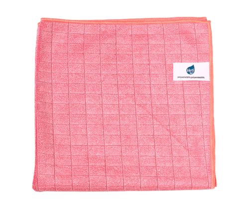 Mikrokiudlapp HETI ruut, 38x38cm punane