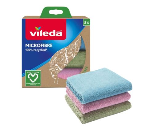 Mikrokiudlappide komplekt VILEDA värvilised 3tkpk