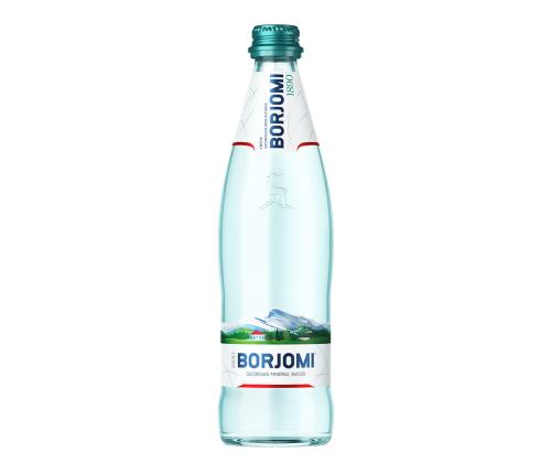 Mineraalvesi BORJOMI 0,5L karboniseeritud looduslik klaaspudelis