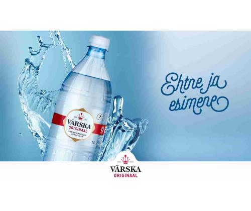 Mineraalvesi VÄRSKA 0,33L allikavesi karboniseerimata klaaspudelis