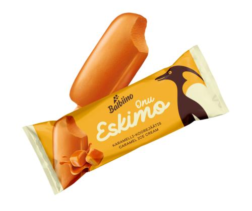 ONU ESKIMO Karamelli-koorejäätis 90ml/57g x 40