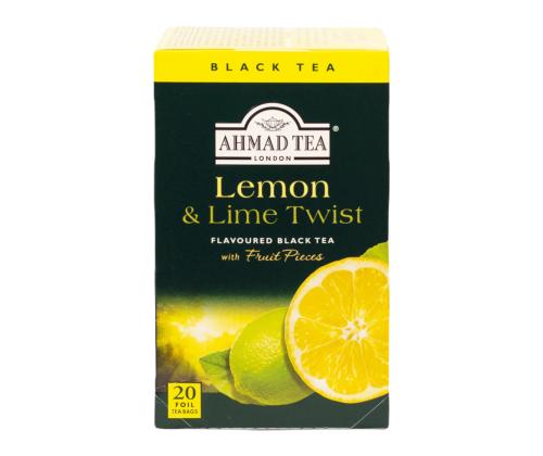 Must tee AHMAD Lemon & Lime Twist 20tk ümbrikus