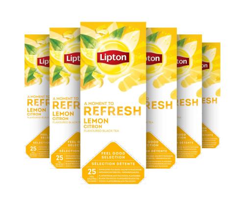 Must tee LIPTON Sidrun 25tk fooliumümbrikus