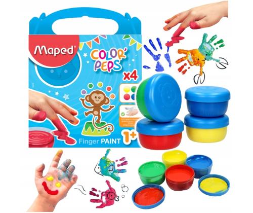 Näpuvärvid MAPED ColorPeps 4 värvi