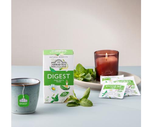 Taimetee AHMAD Digest magus piparmünt ja apteegitill 20tk ümbrikus