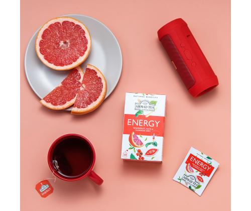 Taimetee AHMAD Energy Greip, mate ja Guarana seeme 20tk ümbrikus