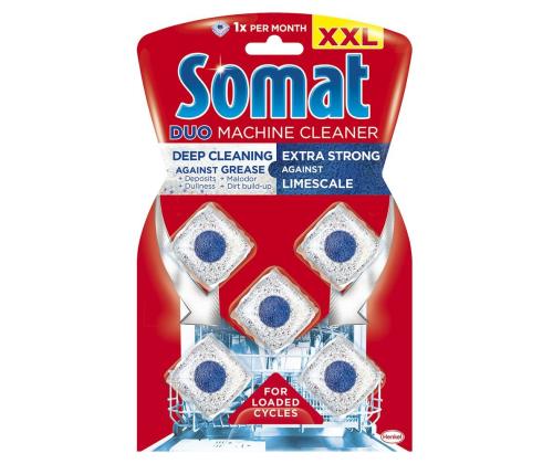 Nõudepesumasina puhastusvahend SOMAT Machine Cleaner XXL 5tk