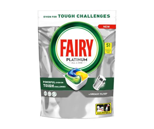 Nõudepesumasina tabletid FAIRY Ai1 Platinum Lemon 40tk