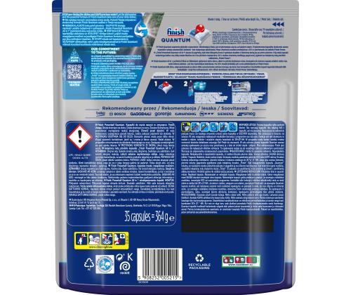 Nõudepesumasina tabletid FINISH Quantum 35tk