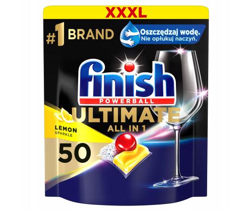 Nõudepesumasina tabletid FINISH Ultimate Lemon 50tk