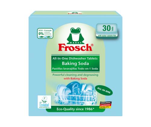 Nõudepesumasina tabletid FROSCH All-in-One 30tk