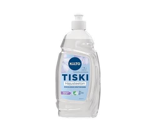 Nõudepesuvahend KIILTO Lõhnatu 500ml 100% biolagunev