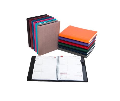 õpetaja päevaraamat MAXI spiraaliga kunstnahast kaaned nädala sisu A5 2526 aasta