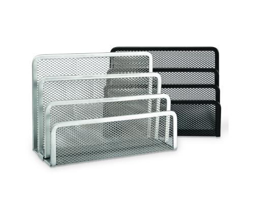 Paberihoidja 3-osaline metallist must FOROFIS