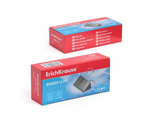 Paberiklamber 32mm must 12tk pakis ERICH KRAUSE