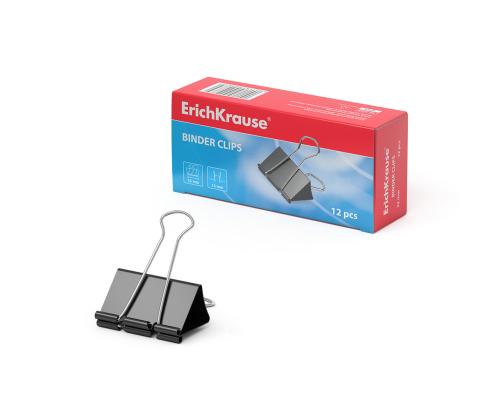 Paberiklamber 32mm must 12tk pakis ERICH KRAUSE