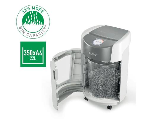 Paberipurustaja LEITZ IQ OptiMax Small Office 350 P5 8 lehte 22L