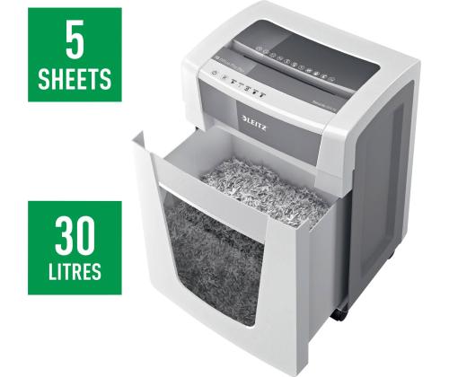 Paberipurustaja 5 lehte LEITZ IQ Office Pro P6+