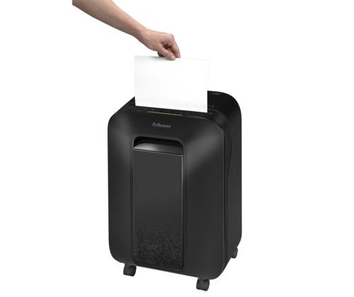Paberipurustaja FELLOWES LX201 Micro-Cut 12 lehte must  korpus (mikro tükid)